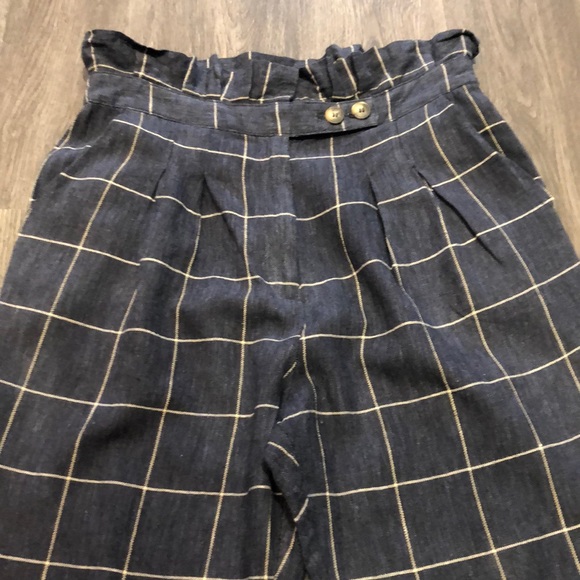 SOLD Topshop Super Highrise Paper Bag Trousers - Picture 9 of 12